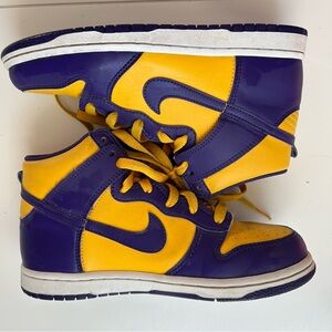 Nike Kids Sneakers in Purple and Yellow